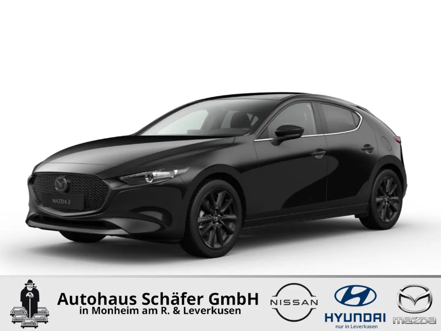 Mazda 3 (2025) NAGISA e-Skyactiv-G 140PS 6MT HUD Navi Memo Schwarz - 1