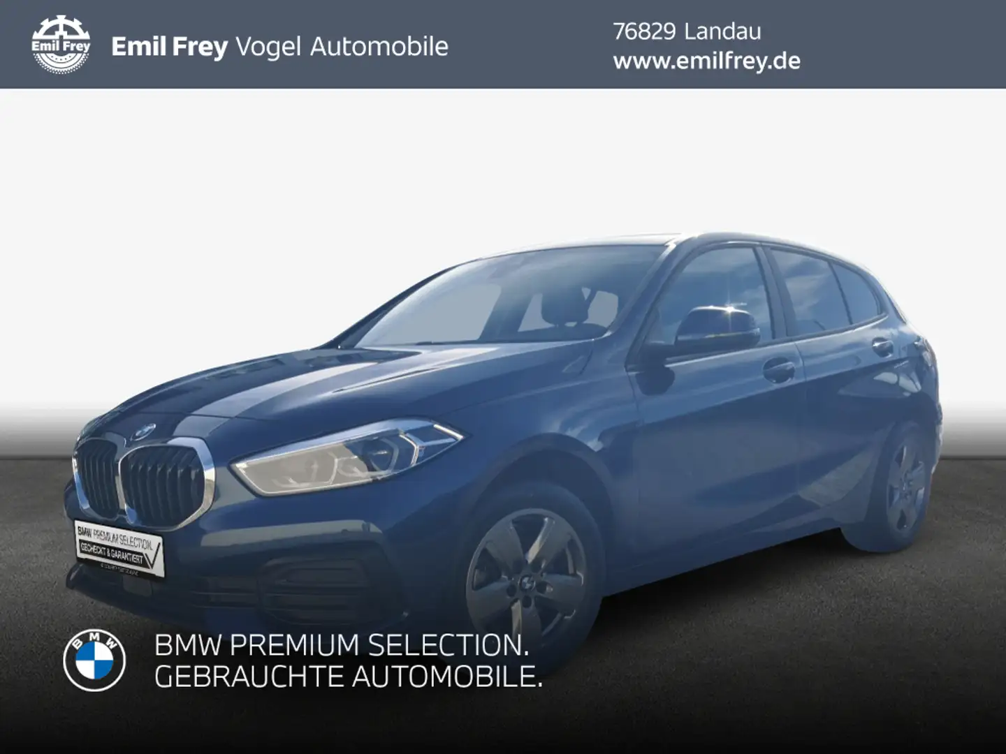 BMW 118 i Aut. Advantage Blau - 1