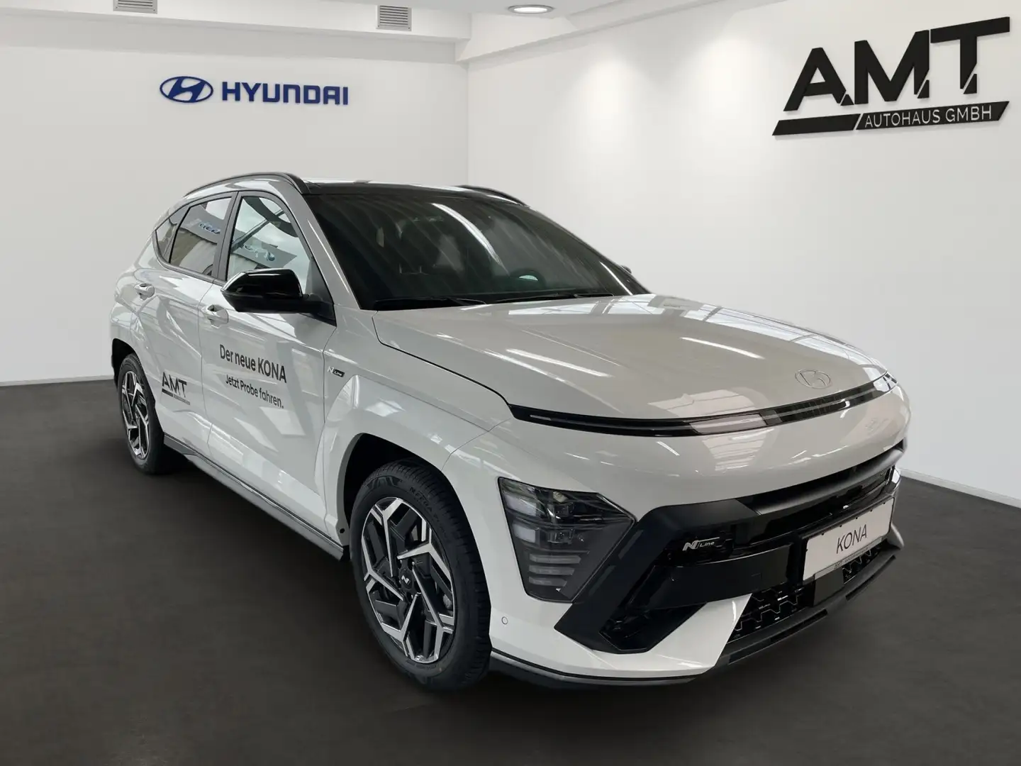 Hyundai KONA Kona 1.6 T-GDI N Line 4WD 360° + SHD + Bose Navi Blanc - 2