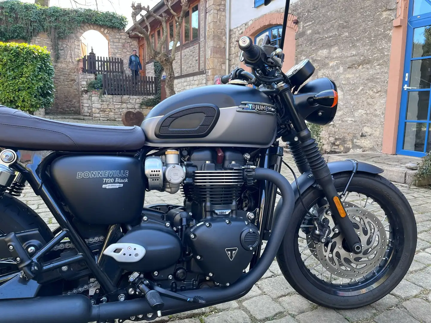 Triumph Bonneville T120 black mit Navi Negru - 2