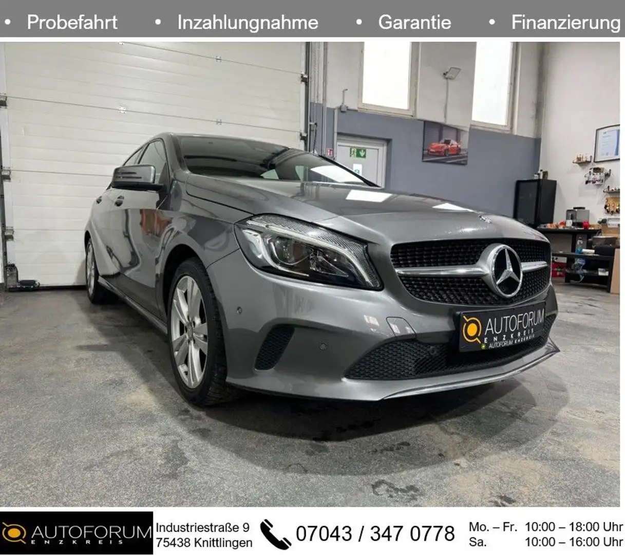 Mercedes-Benz A 180 Urban *STANDHEIZUNG*LED*SHZ*TEMPOMAT Grijs - 1