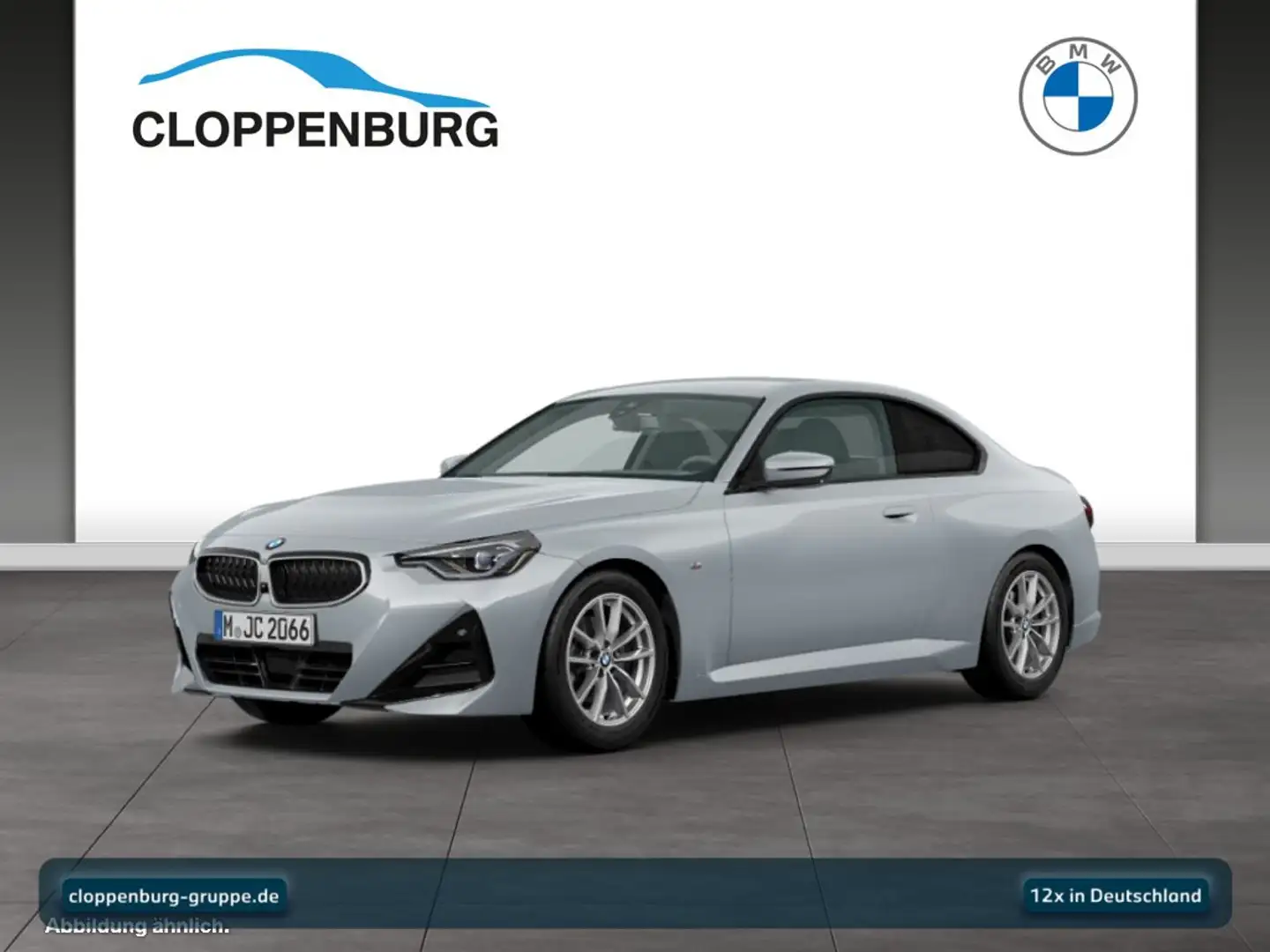 BMW 220 i Coupé M Sportpaket Navi+ACC+BT UPE: 57.799€ Grau - 1