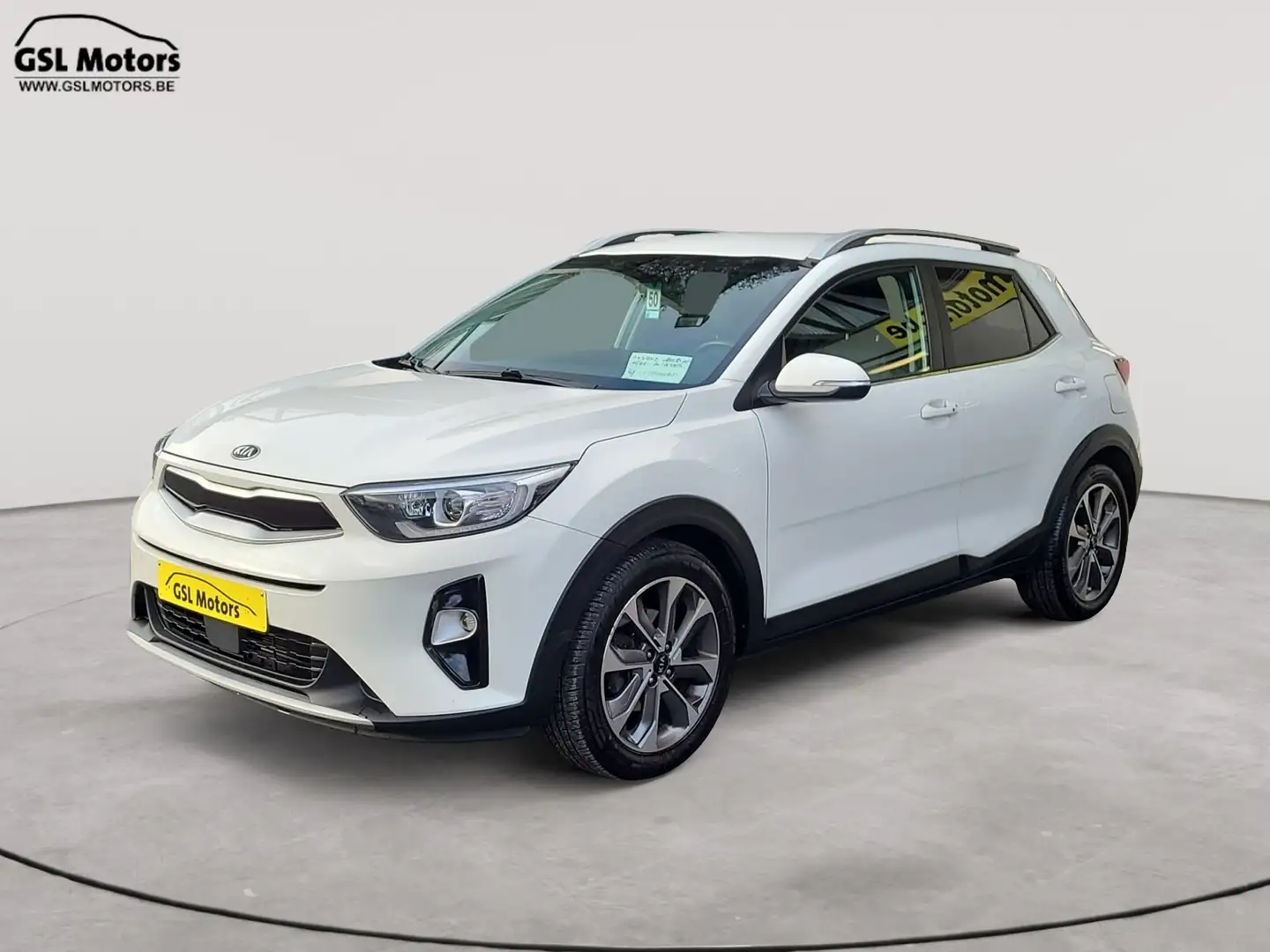 Kia Stonic 1.6CRDi 116cv Blanche 01/21 Airco Bluetooth Camera Blanc - 1