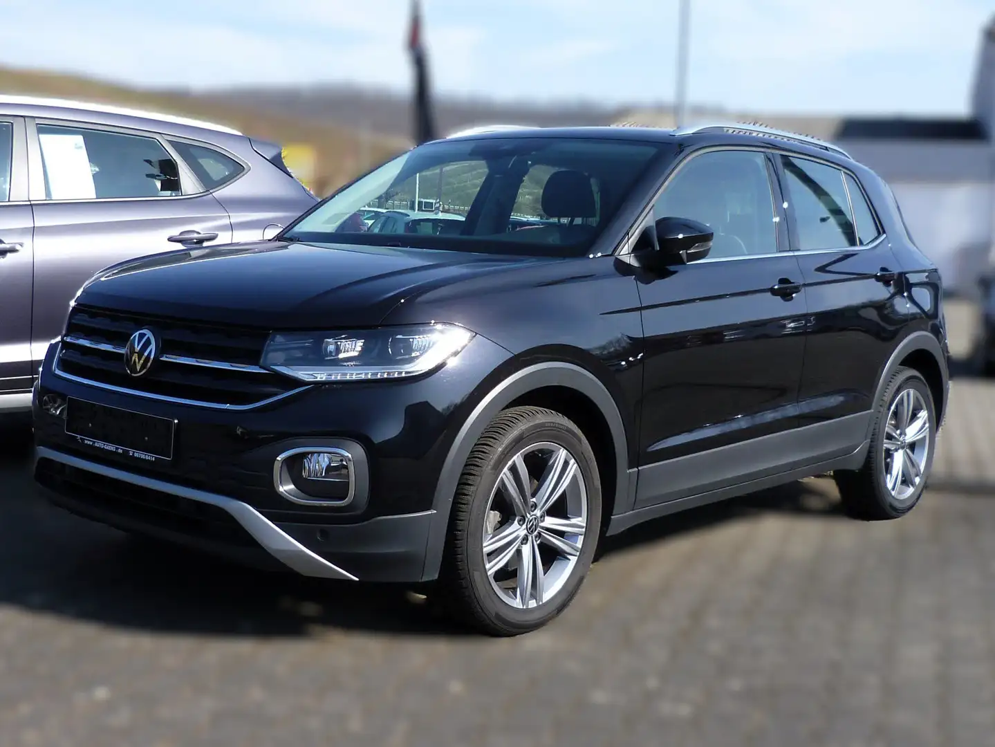 Volkswagen T-Cross 1,0 TSI Style LED ACC SHZ NAVIRückfahrkameraPTS Schwarz - 1