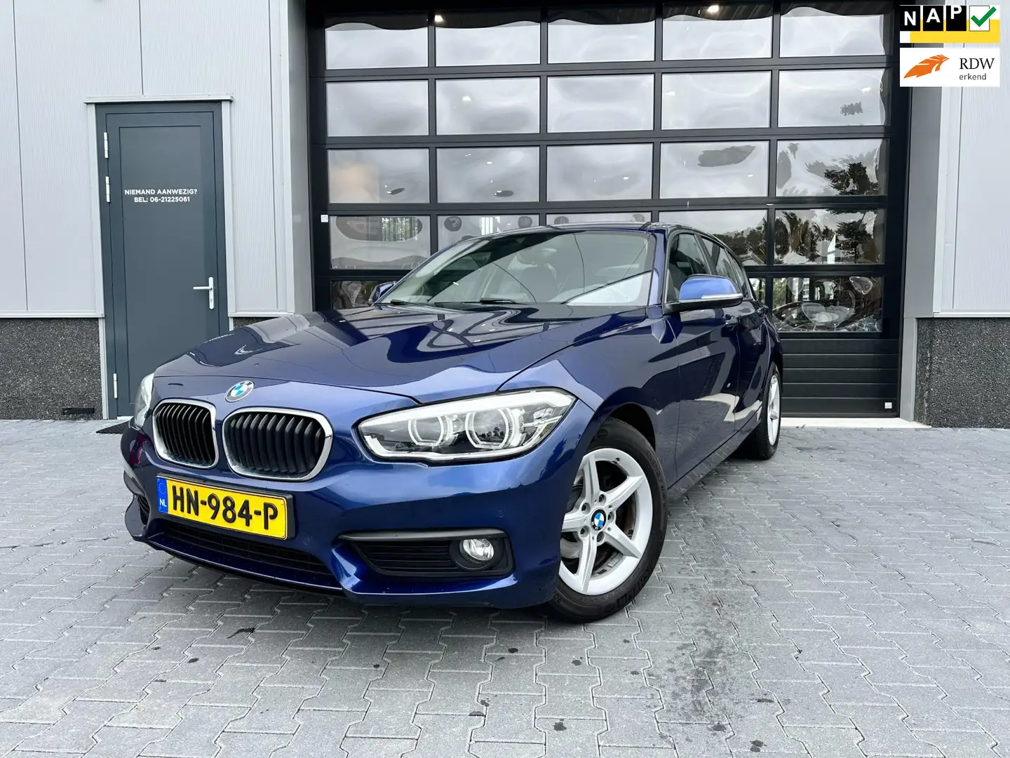 BMW 118 1-serie 118i EDE Corporate Lease Essential automaa Bleu - 1