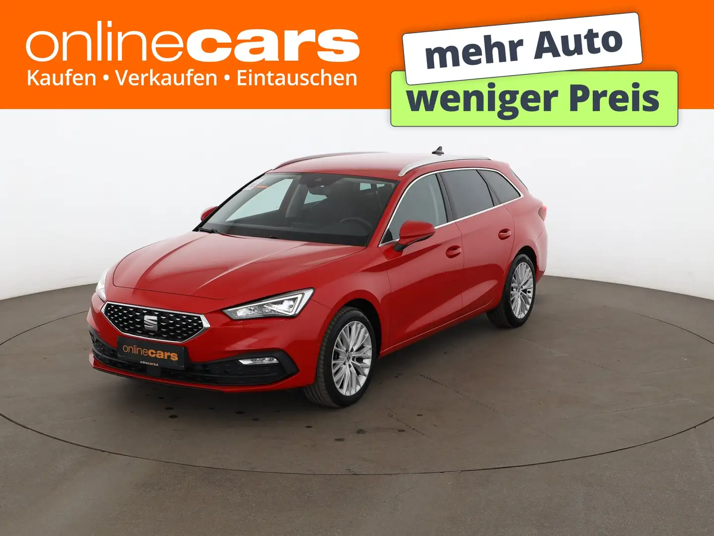 SEAT Leon ST 2.0 TDI Xcellence LED AHK SITZHZG R-CAM Rot - 1