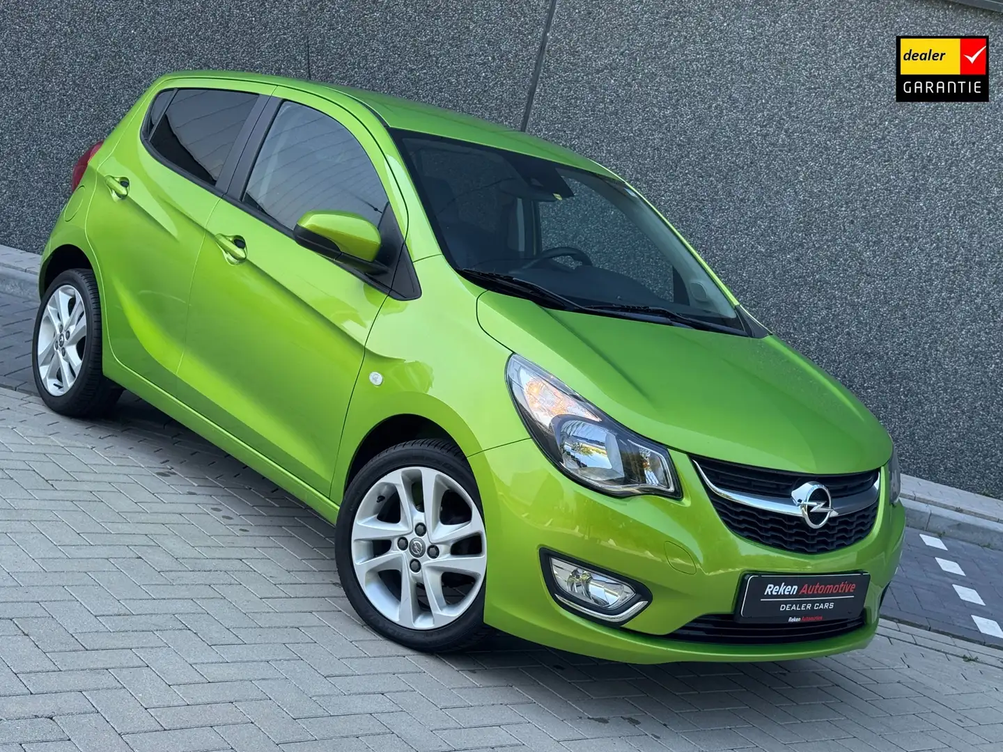 Opel Karl 1.0 Kiwi Leder Stuur&stoel Verwarming Cruise clima Groen - 1