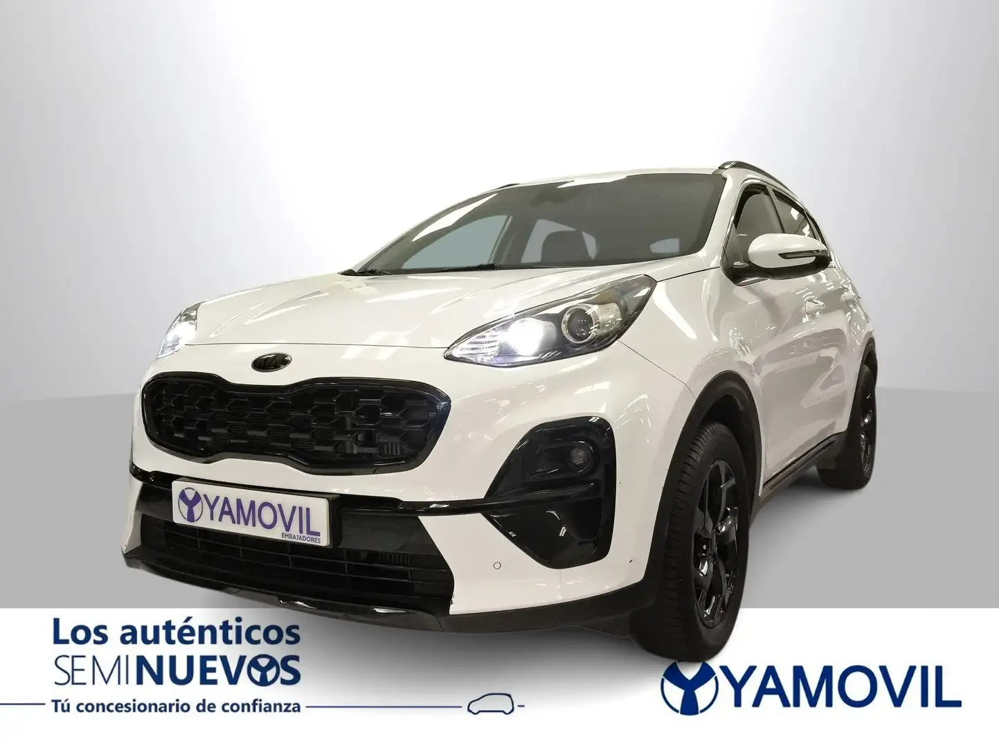 Kia Sportage 1.6 MHEV Black Edition 4x2 136 Blanco - 1