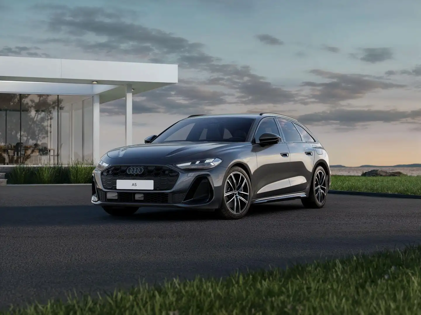 Audi A5 Avant e-hybrid qu. 2x S line/tech pro/HuD Grau - 1