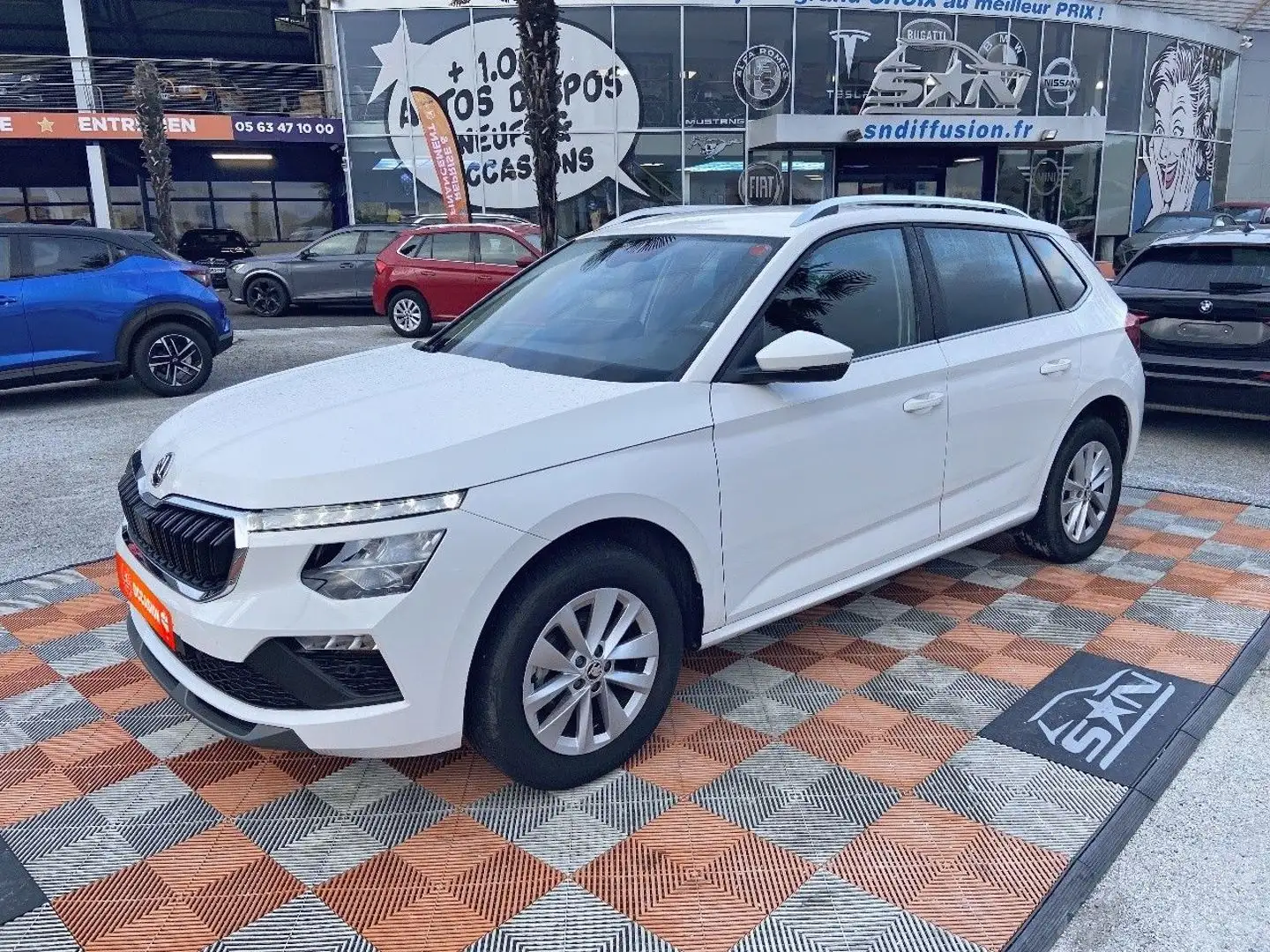 Skoda Kamiq 1.0 TSI 116 BV6 SELECTION Caméra Blanc - 1