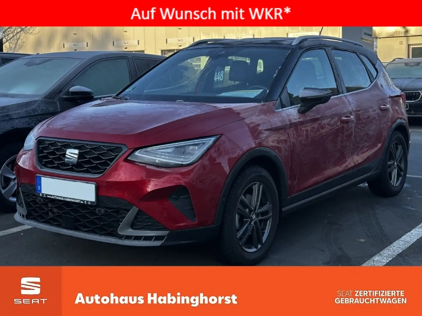 SEAT Arona 1.0 TSI FR Pro Navi Shz PDC Kessy LED FullLink Alu Rot - 1