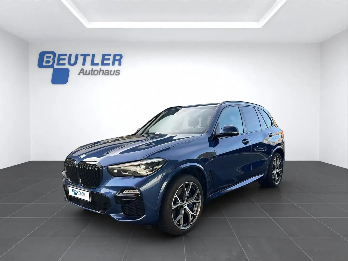 BMW X5 xDrive40i M Sport 21"  G05 SHZ Pano eAHK Blauw - 1