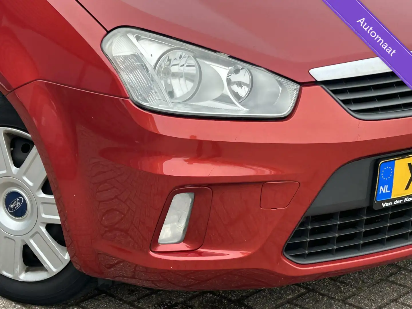 Ford C-Max 2.0-16V Trend BJ`08 AUT Airco Elekpakket Rood - 2