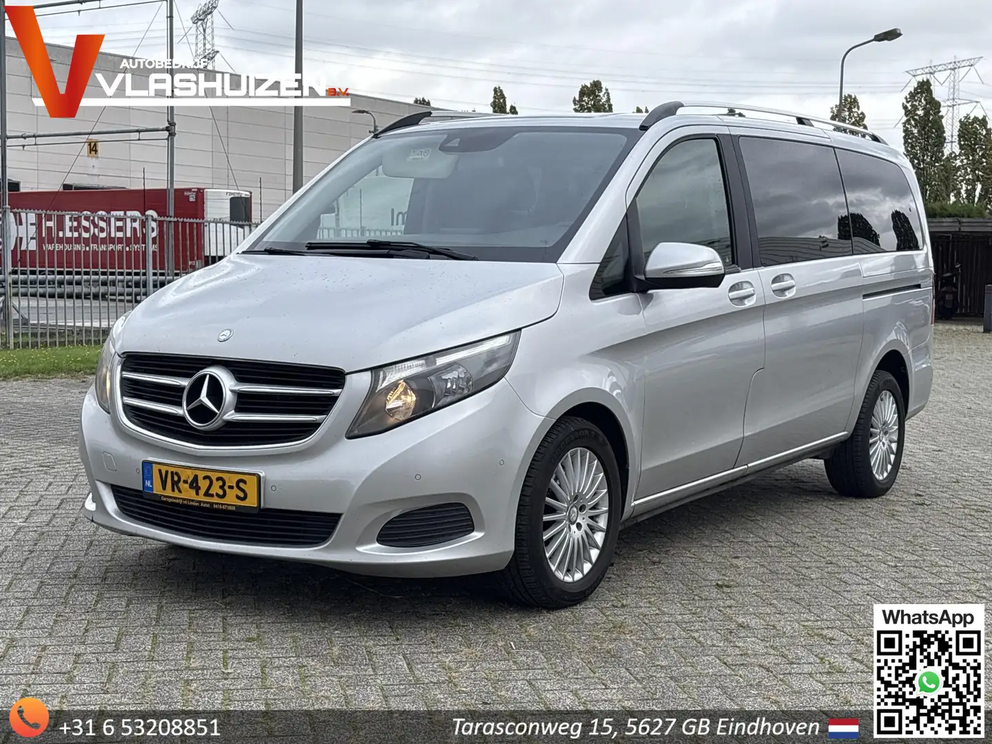 Mercedes-Benz V 220 CDI Lang Avantgarde | € 13.950,- NETTO! | Leder | Zilver - 1