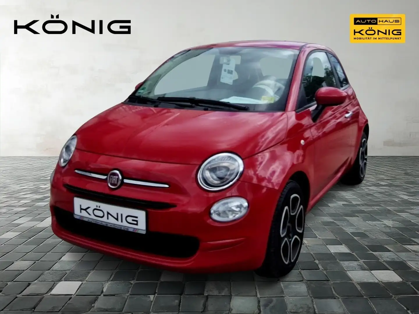 Fiat 500 1.0 CLUB Klima*Tempomat*Apple CarPlay Rot - 1