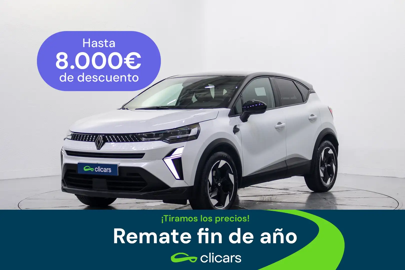 Renault Captur TCe GPF Micro Híbrido Techno 103kW Blanco - 1