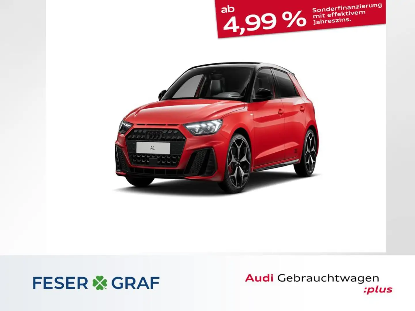 Audi A1 Sportback S line 35 TFSI Navi LED Rot - 1