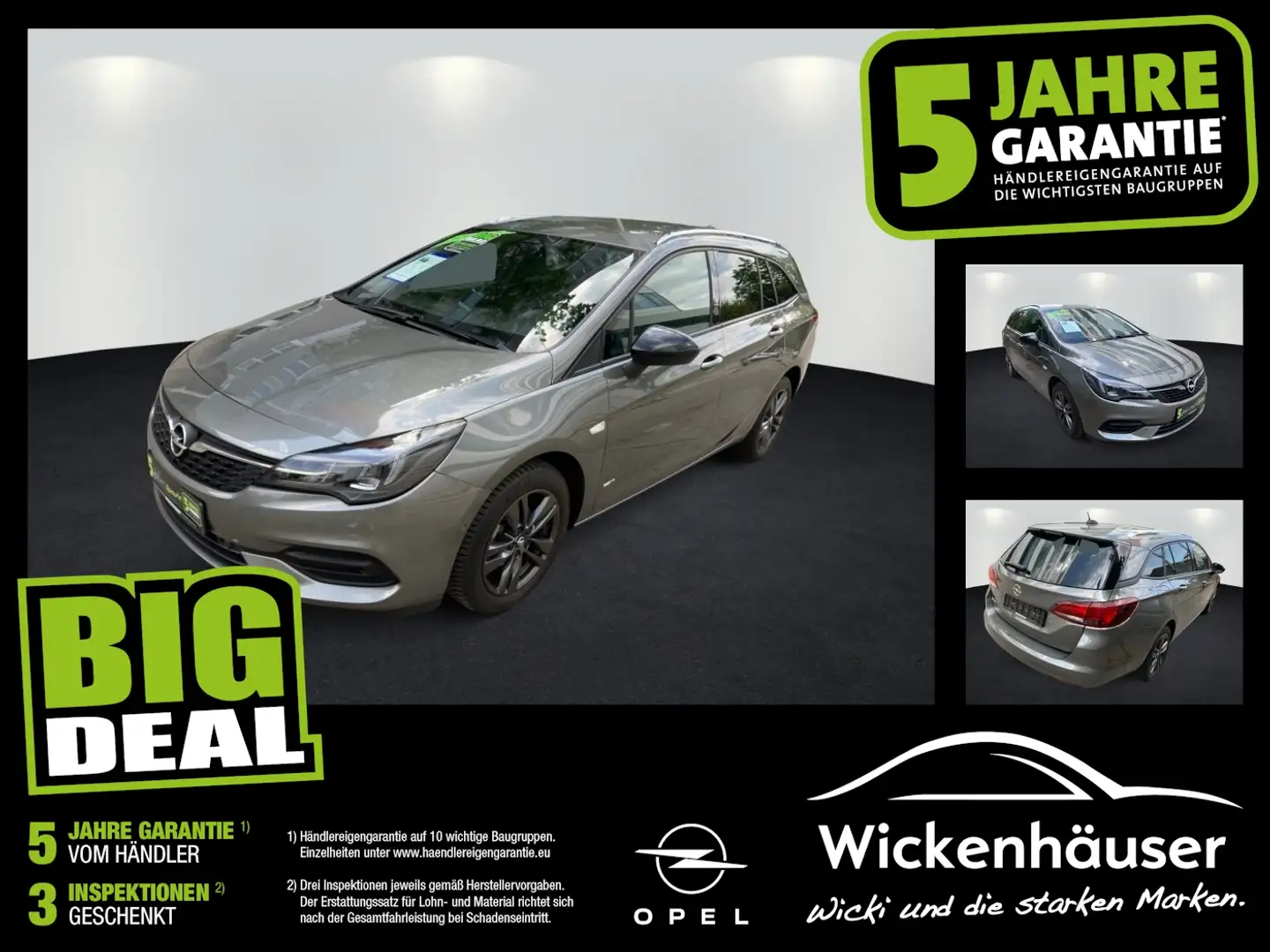 Opel Astra ST 1.2Turbo Design Totwinkel-Assistent Grau - 1