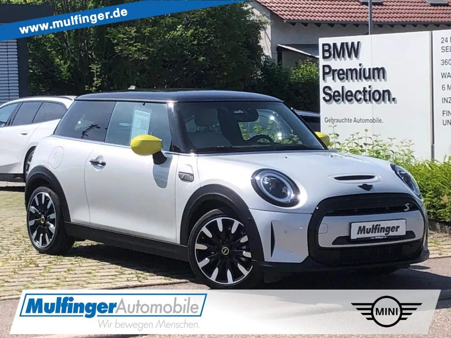 MINI Cooper SE Electric Leder HUD ACC Kamera Navi H/K Argent - 1