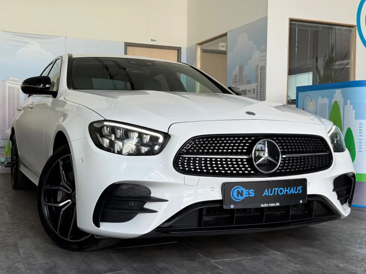 Mercedes-Benz E 300 de*4M*9G*ACC*3x AMG*BURMESTER*KAM*KEY*19' Blanc - 2
