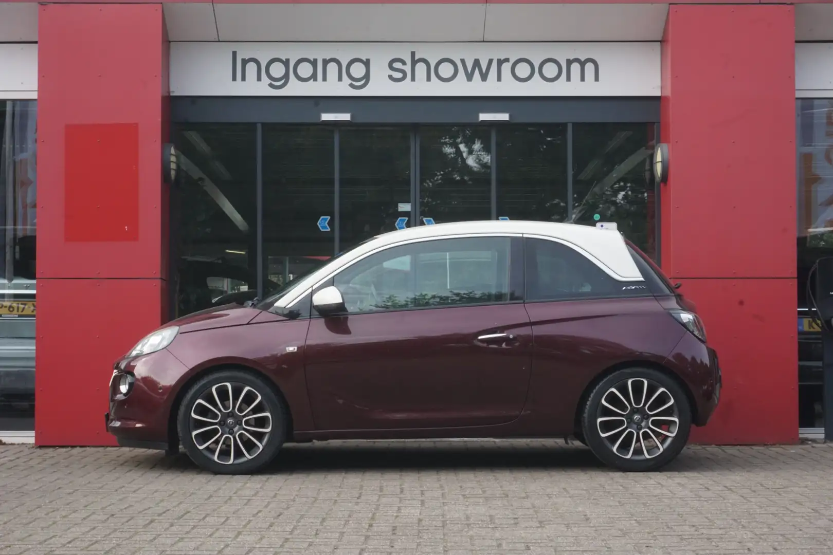 Opel Adam 1.4 Glam | Origineel NL | Leder | PDC | Stuur/stoe Rood - 2