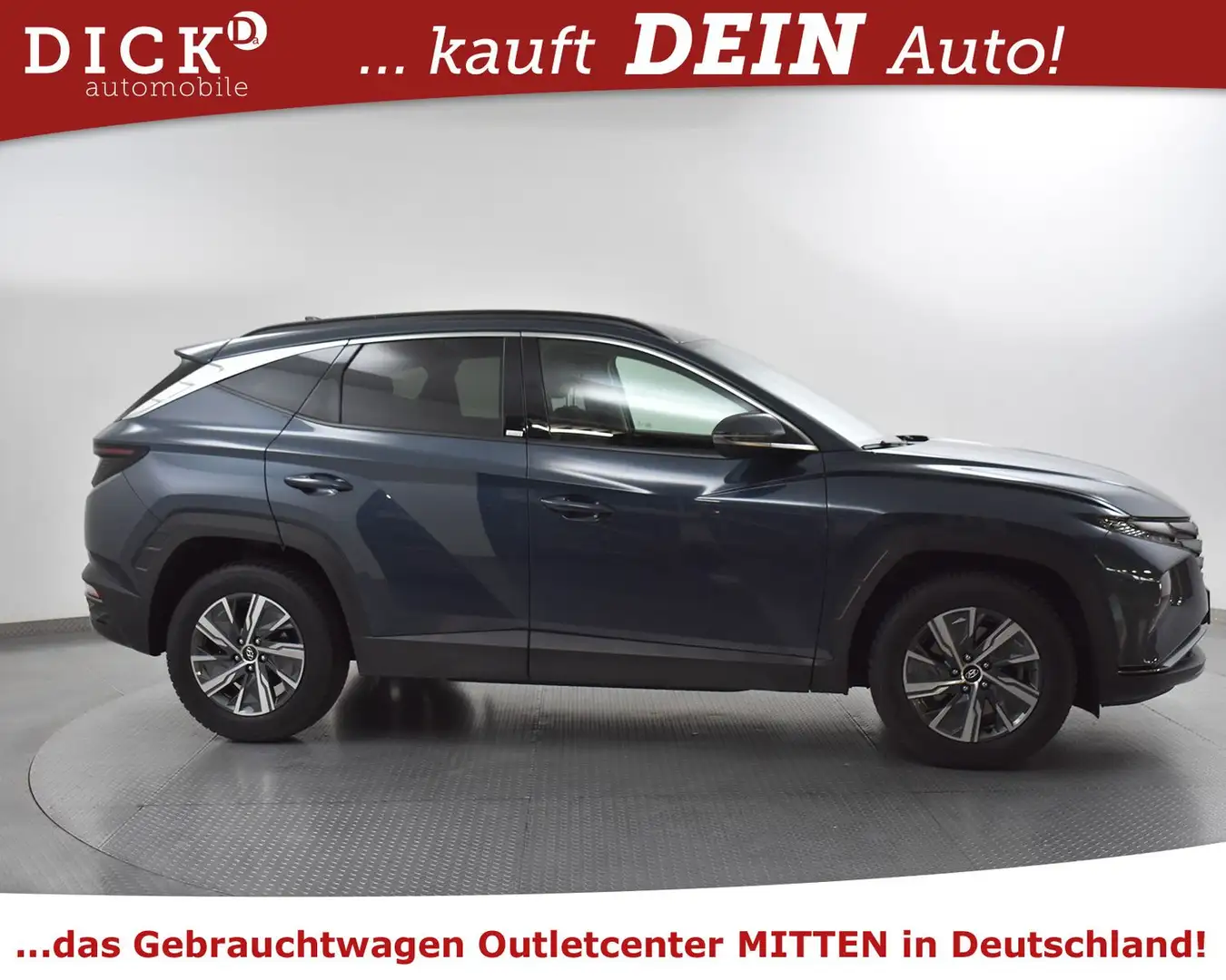 Hyundai TUCSON 1.6TGDI Hybrid Trend NAVI+LED+SHZ+KAM+ACC Blau - 2
