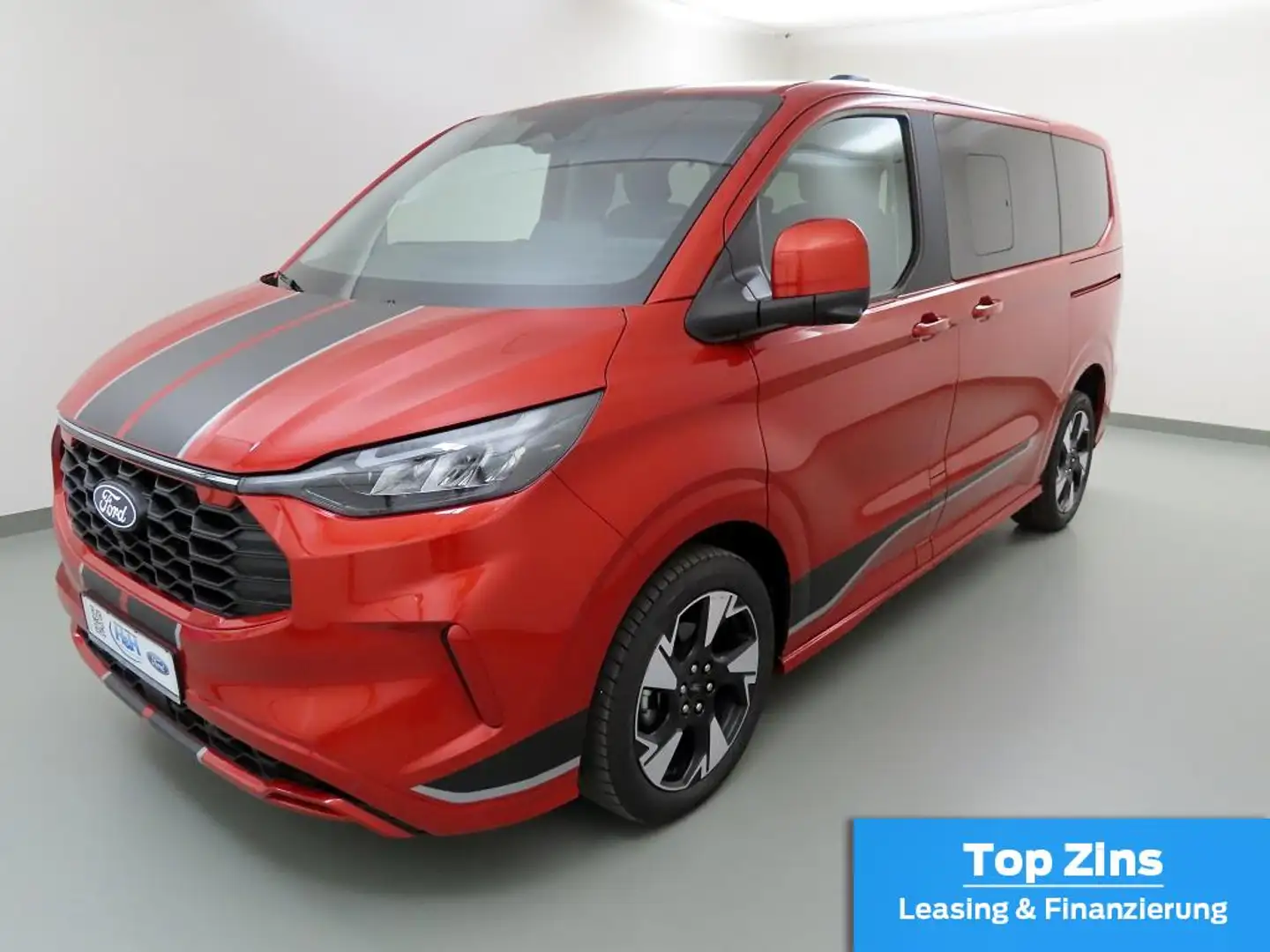 Ford Tourneo Custom 2.0 Aut. L1 Sport Pano+AHK+ACC Rouge - 2