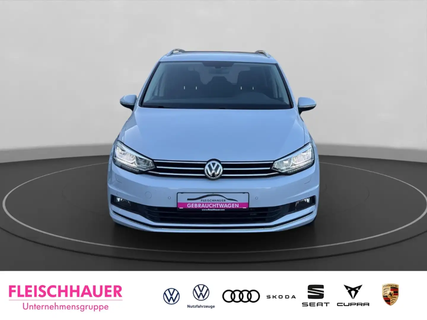 Volkswagen Touran Highline 1,4 TSI Navi+ACC+PDC+CarPlay+LED Weiß - 2