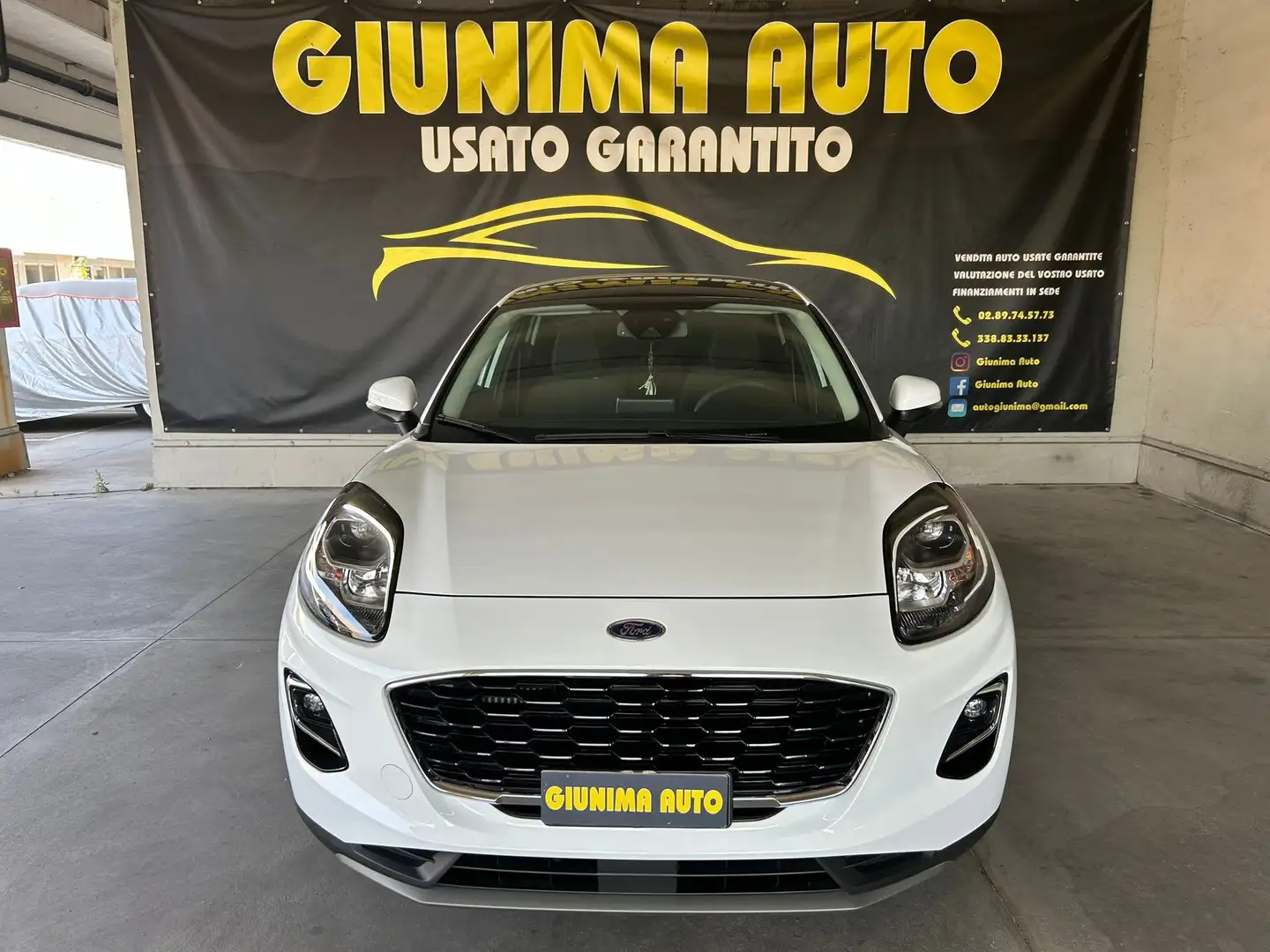 Ford Puma Puma II 2020 1.0 ecoboost h Titanium Design s Bianco - 2