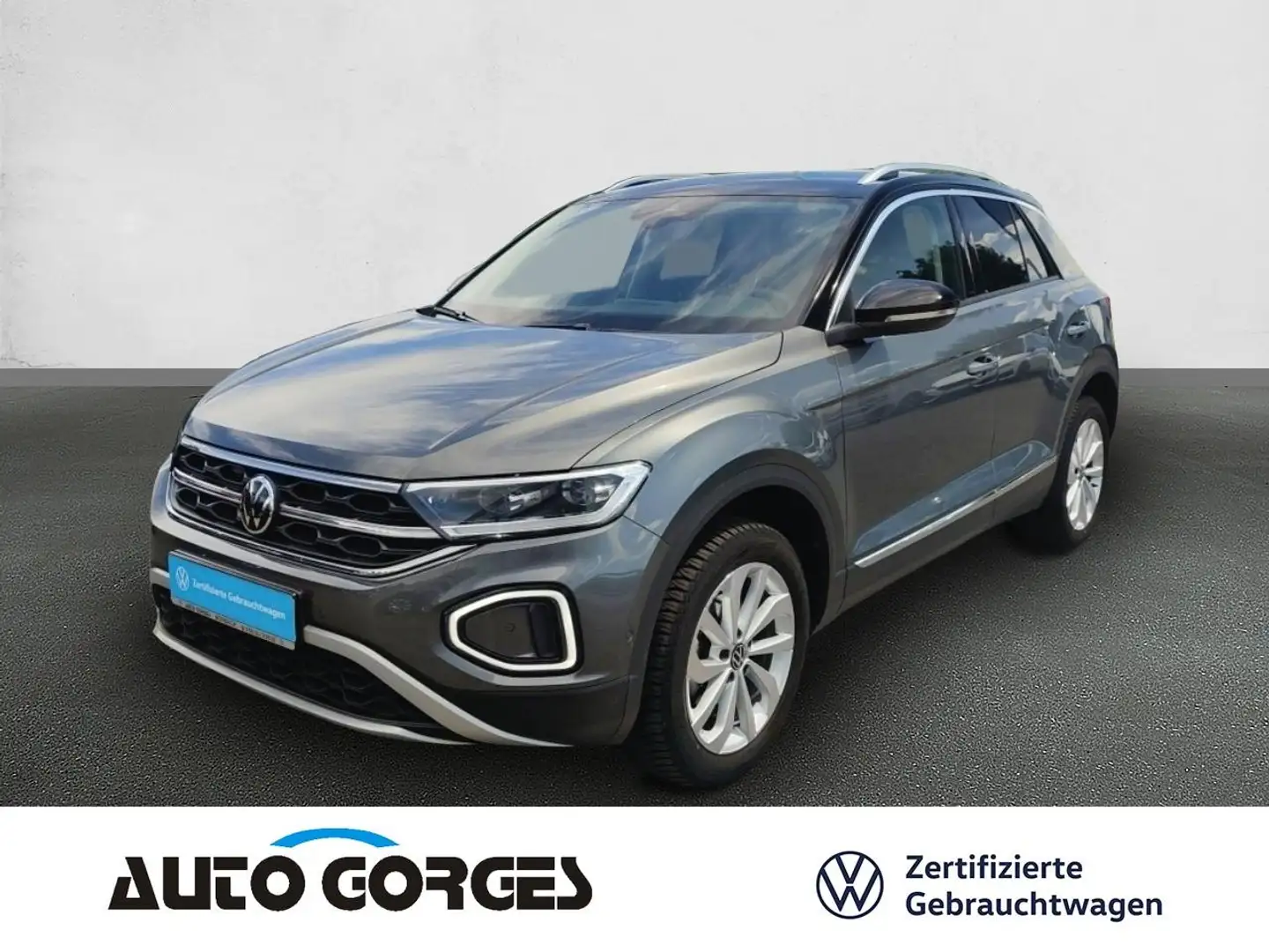 Volkswagen T-Roc Style 1.5l TSI DSG +NAVI+AHK+LIGHT-ASSIST+ Grau - 1