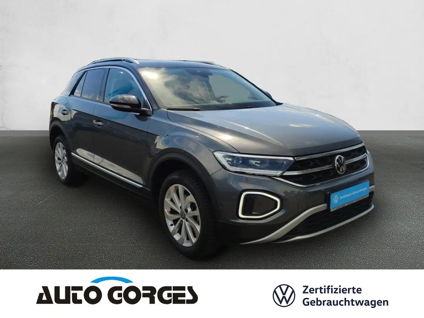 Volkswagen T-Roc Style 1.5l TSI DSG +NAVI+AHK+LIGHT-ASSIST+ Grau - 2