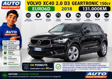 2.0 D3 GEARTRONIC EU6D 131.000KM TAGLIANDI VOLVO