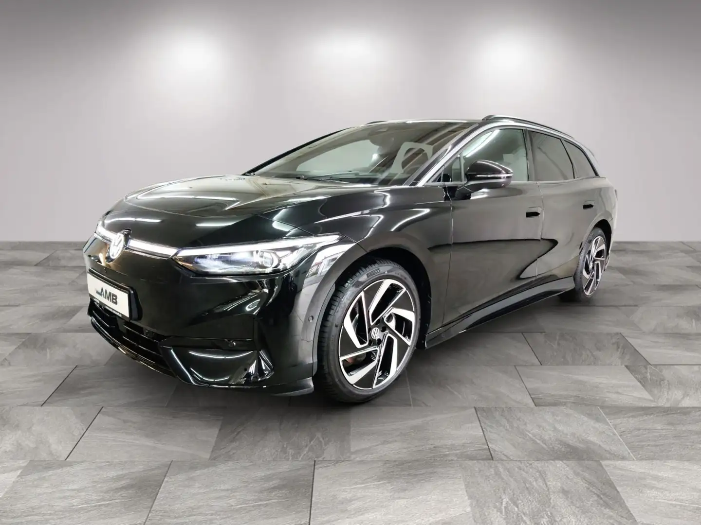 Volkswagen ID.7 Tourer Pro 77kWh/AHK/Matrix/Wärmepu/02.30Ga Schwarz - 2