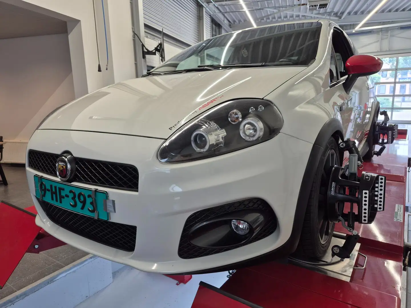 Abarth Grande Punto met gereviseerde motor. Blanc - 1