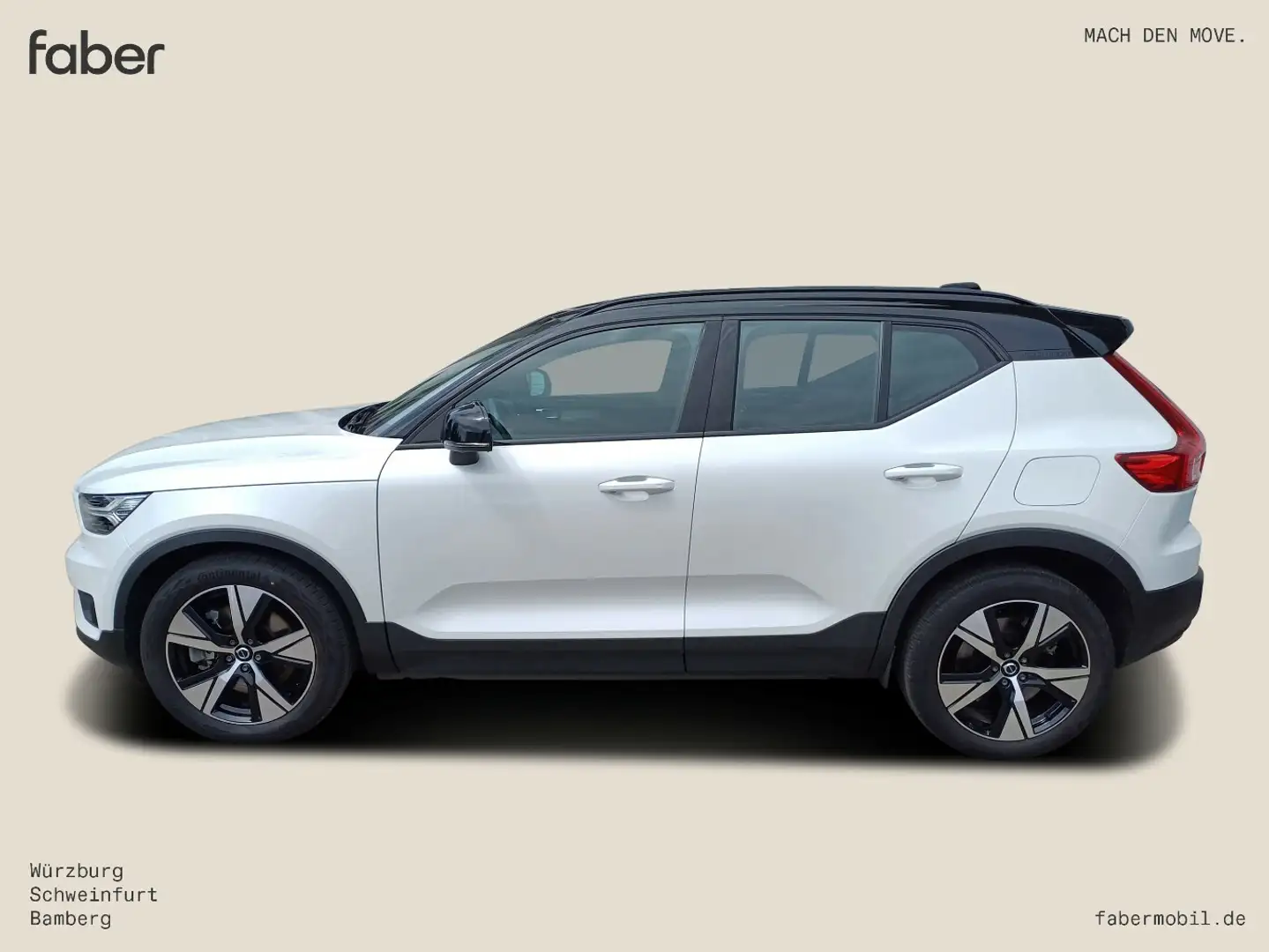 Volvo EX40 R-Design Recharge Pure Electric AWD Weiß - 1