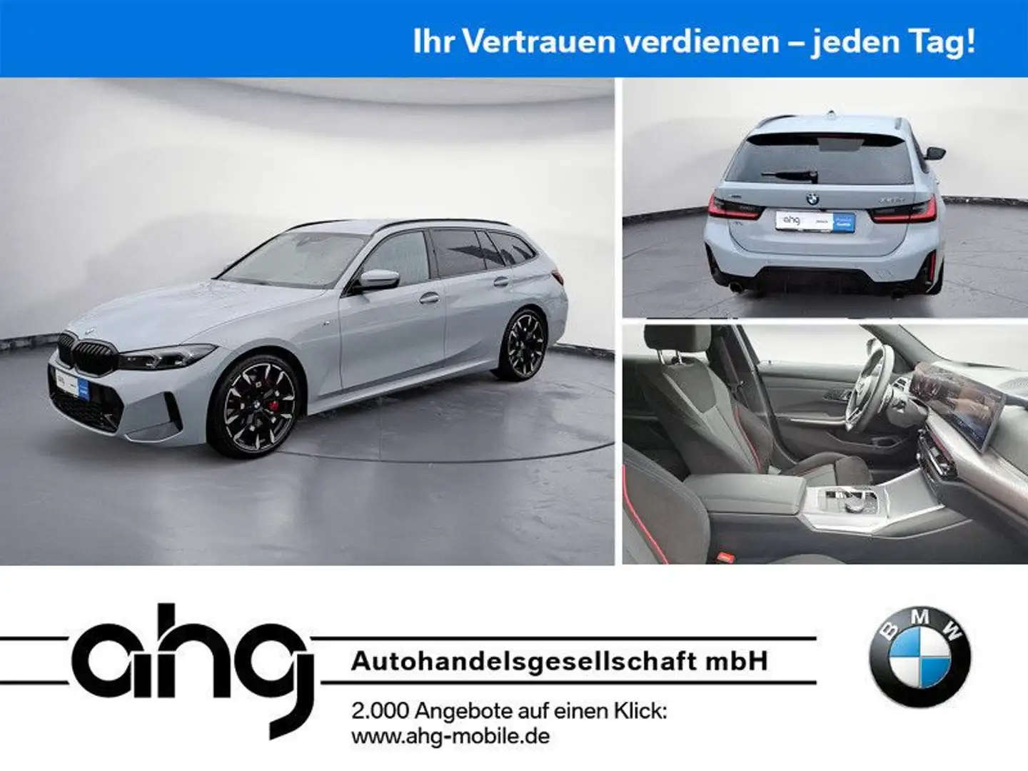 BMW 320 d xDrive Touring M-Sport *Pro*Shadow*Navi*Kam Grau - 1