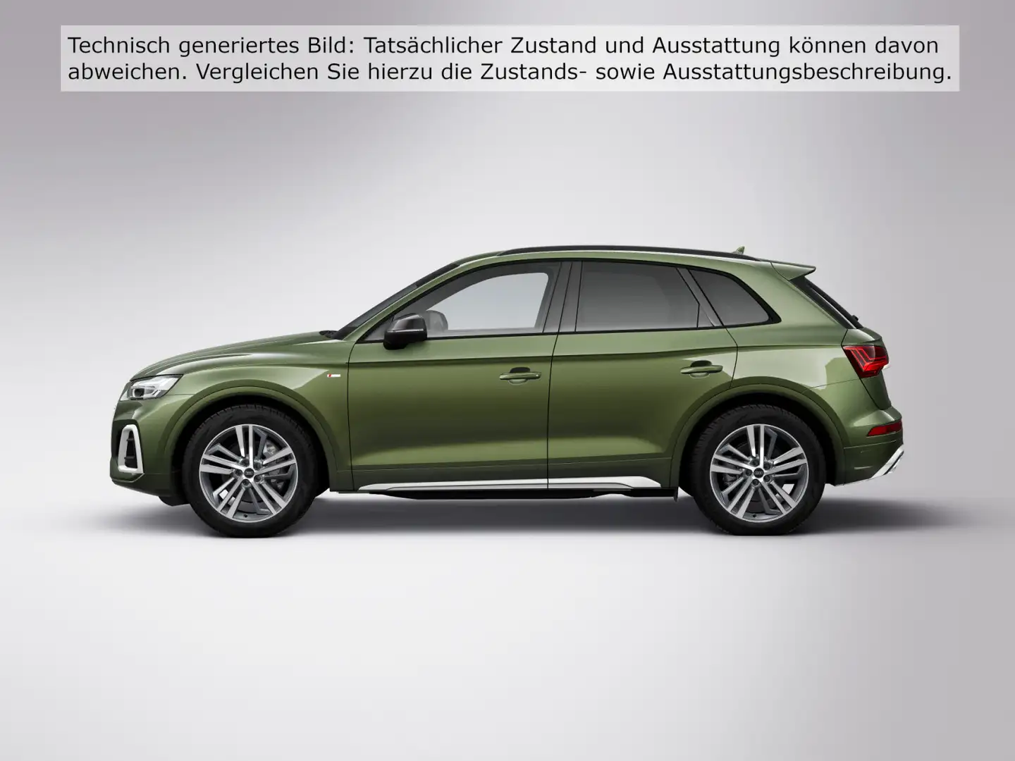 Audi Q5 40 TDI qu S line S tro*Standh*Matrix*Virtual* Grün - 2