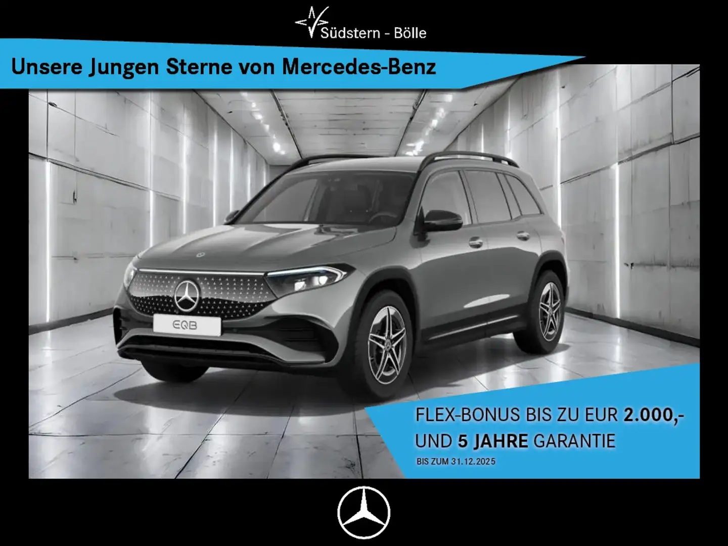 Mercedes-Benz EQB 350 4M AMG-ADV.PLUS+AHK+LNKR.HZ.+360°-KAM.+ Grau - 1