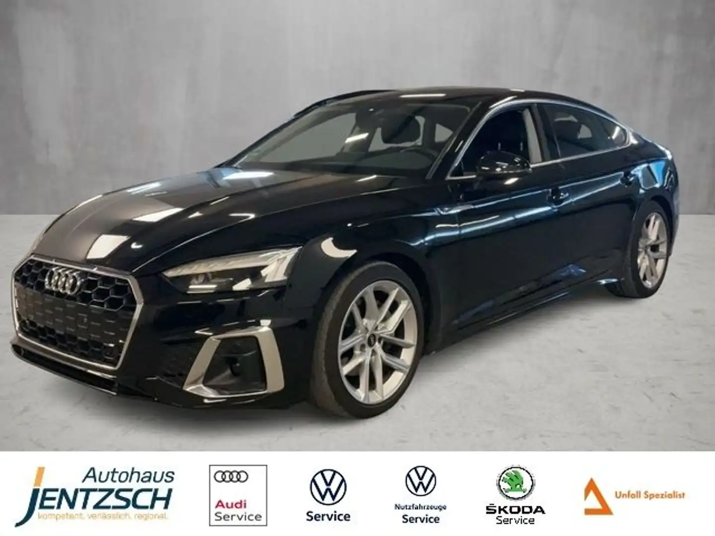 Audi A5 Sportback 40 TFSI S line Matrix Schwarz - 1