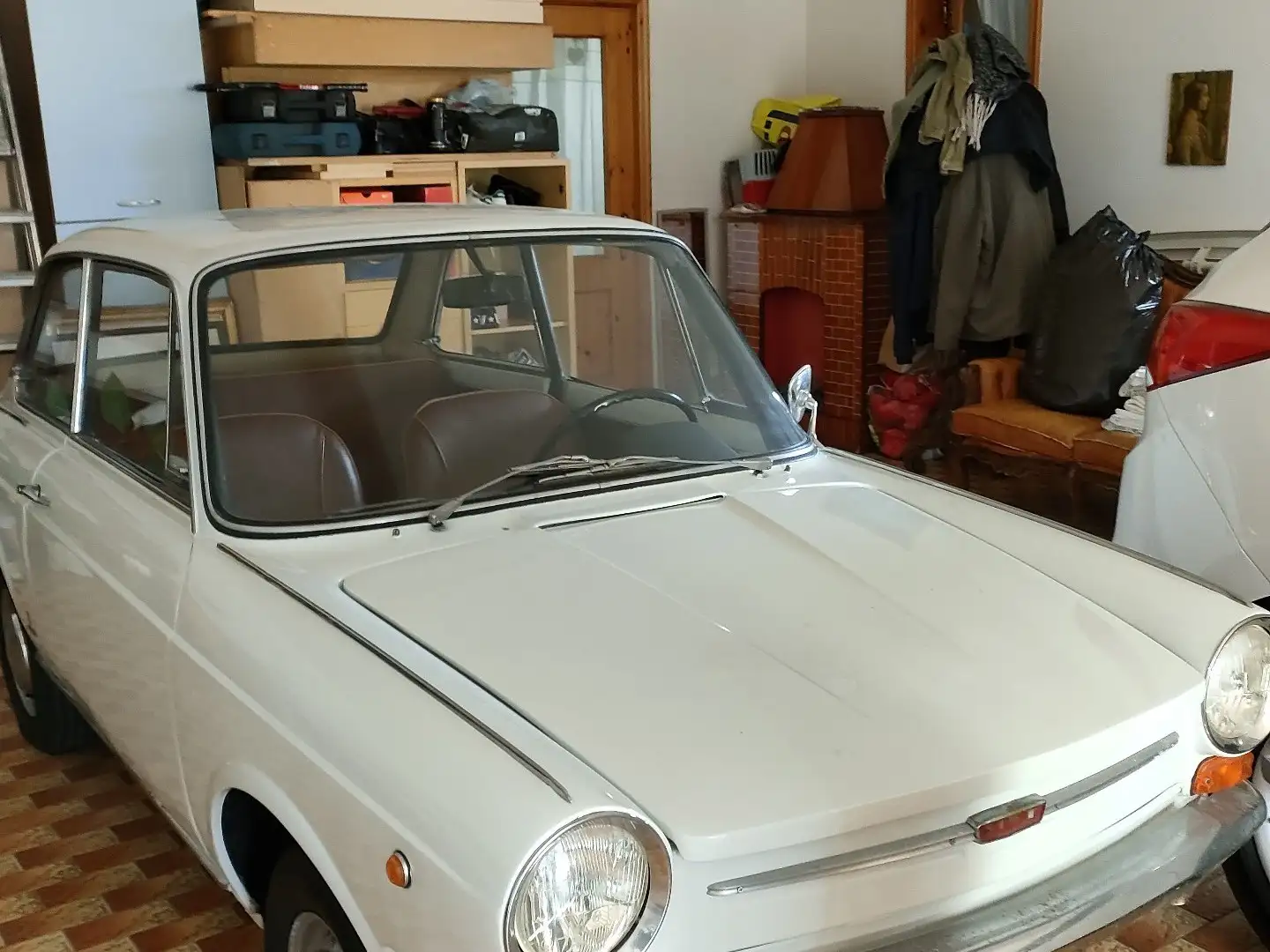 Fiat 850 nuovo Biały - 1