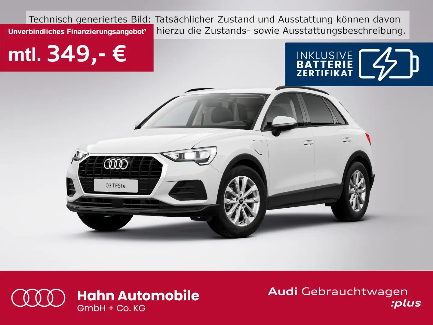 Audi Q3 45TFSIe S-trc Virtual Einparkh Weiß - 1