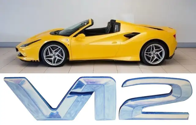 Ferrari F8 Spider Tributo - GIALLO TRIPLOSTRATO - CARBONIO - IVA 22%