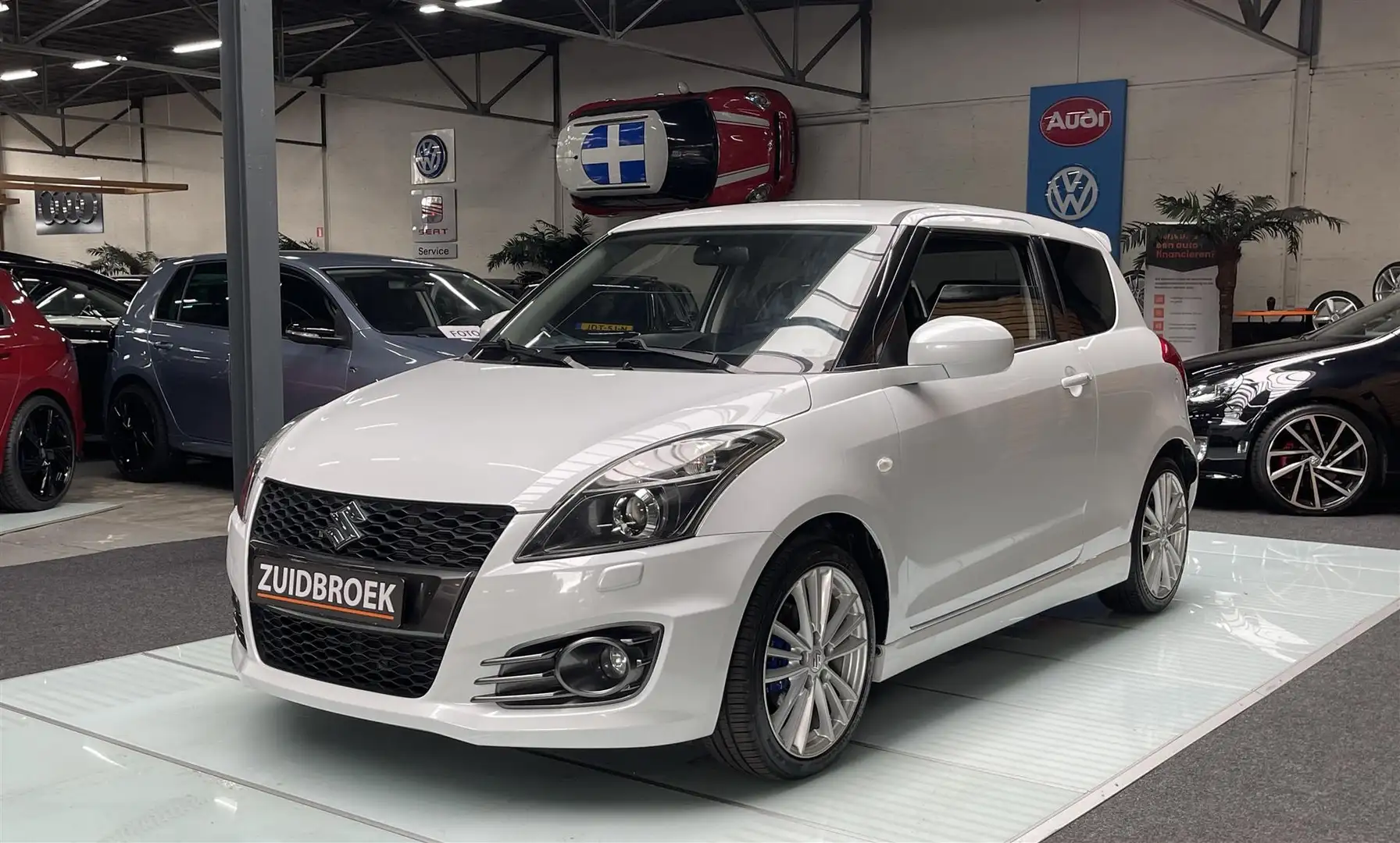 Suzuki Swift 1.6 Sport 97DKM!! CRUISE!! Clima!! Stuurbediening! Blanco - 1