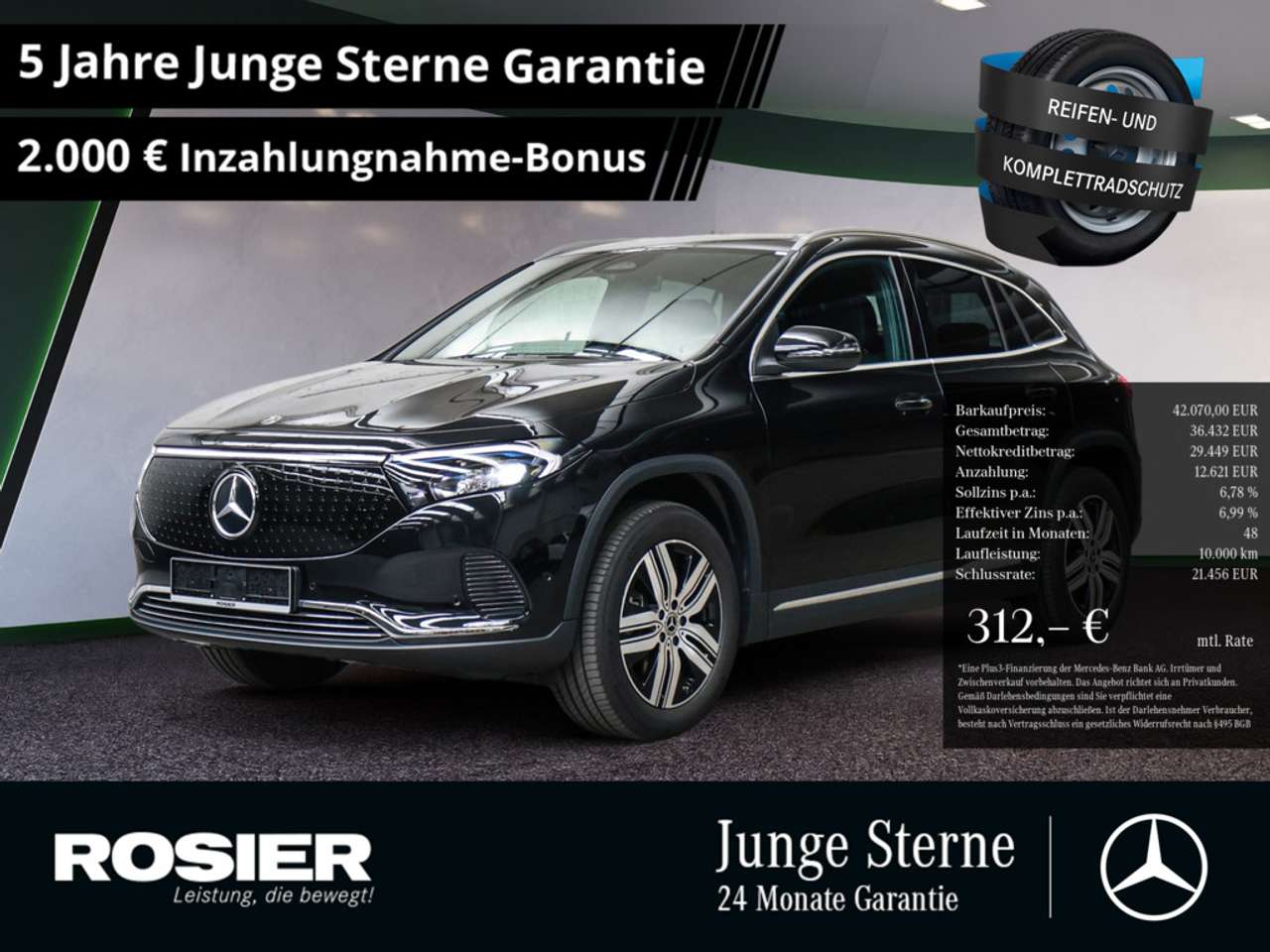 Mercedes-Benz EQA 300 — Mercedes-Benz EQA 300 4M Progressive Advanced PANO LED NAVI