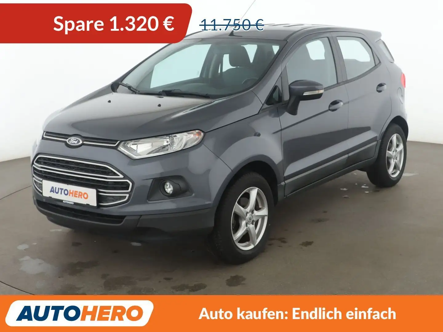 Ford EcoSport 1.0 EcoBoost Trend*PDC*SHZ*KLIMA*GARANTIE* Grau - 1