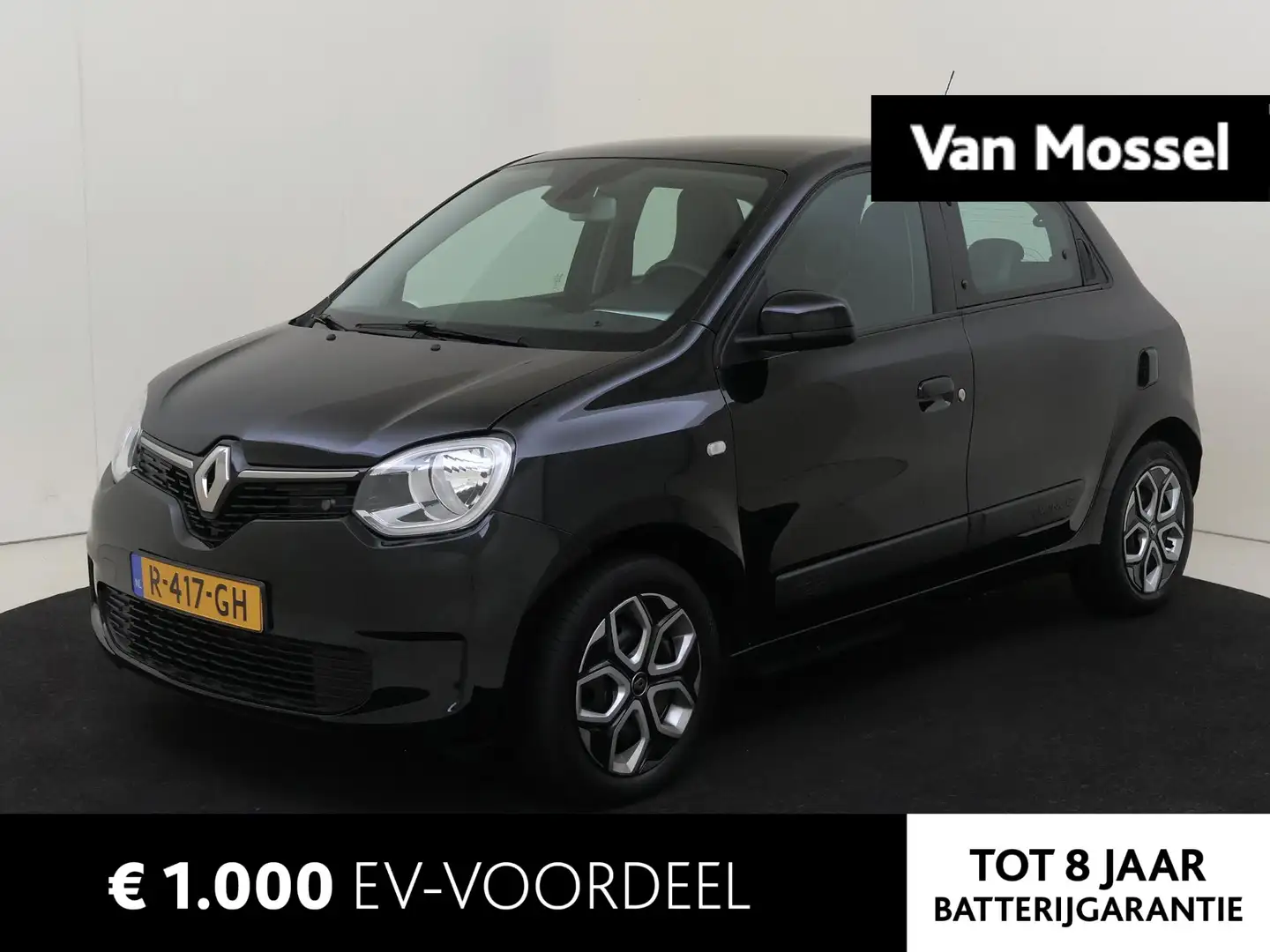 Renault Twingo Z.E. R80 Collection | Airco | Carplay | Media sche Negro - 1