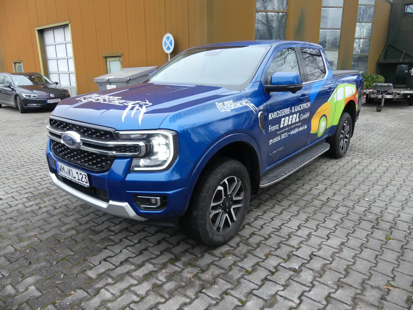 Ford Ranger Limited 4WD DoKa * AHK 3,4t * HA-Sperre* Blau - 1