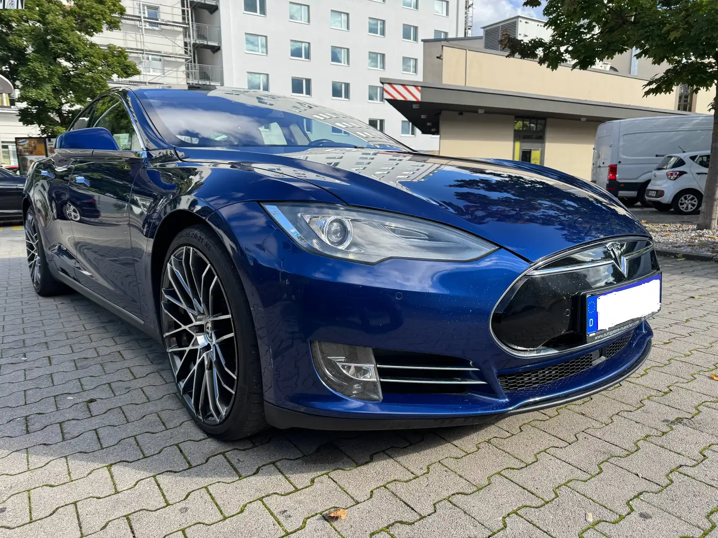 Tesla Model S P85D Free-Supercharger, Allradantrieb Performance Blau - 2