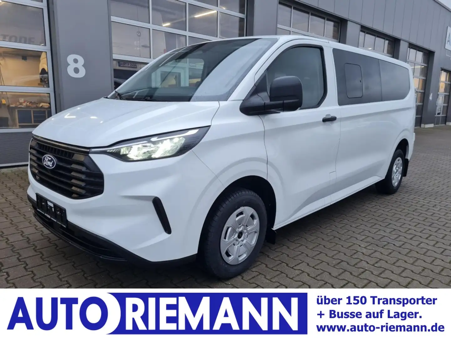 Ford Transit Custom Kombi 320 L2 Trend 9 Sitze KAMERA Klima Blanc - 1