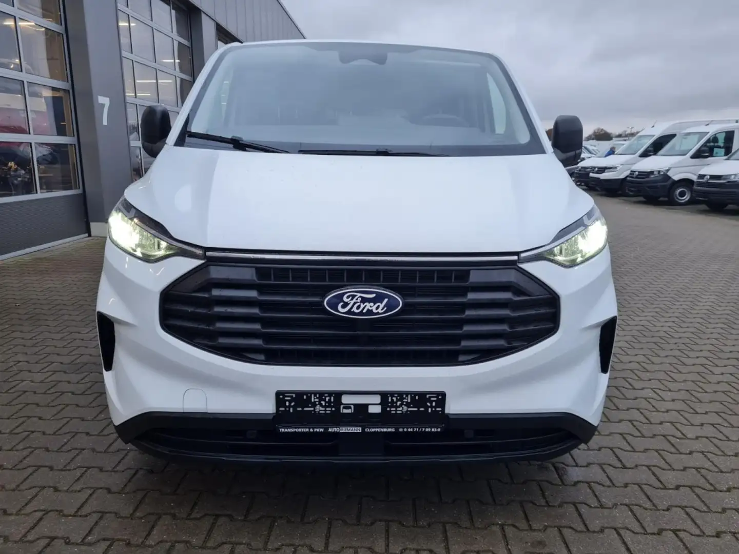 Ford Transit Custom Kombi 320 L2 Trend 9 Sitze KAMERA Klima Blanc - 2